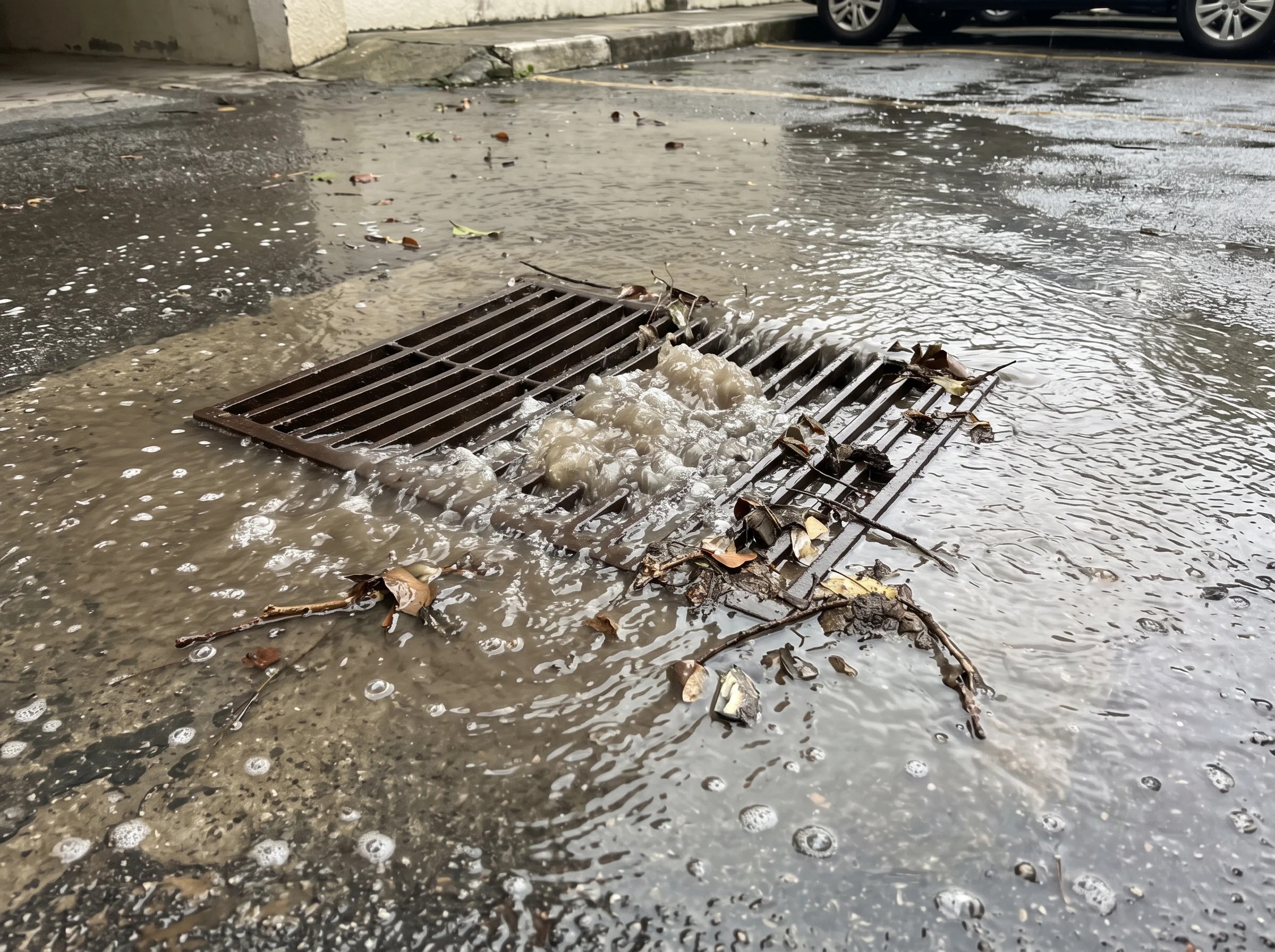 Desentupimento de água pluvial em São Paulo