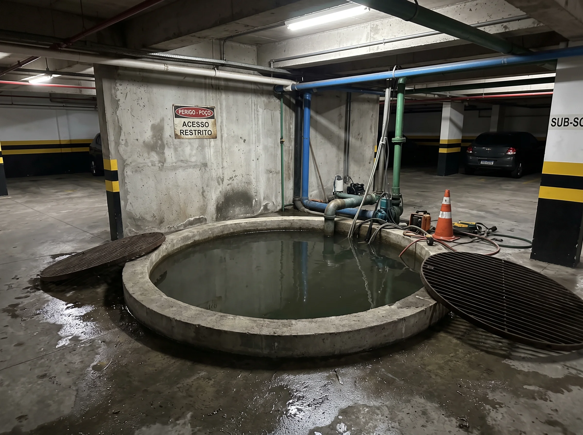 Limpeza de poço em São Paulo